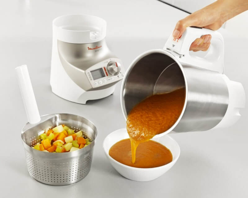 Test et avis blender chauffant Moulinex Easy Soup LM841110 : achat au  meilleur prix