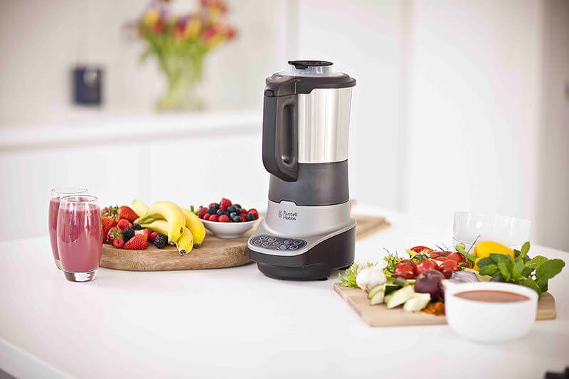 Russell Hobbs Blender chauffant [2en1: Mixeur & Cuiseur] Blend (Cuisson de  soupes,sauces, aliments pour bébés & smoothie,1,75 L, 8 programmes