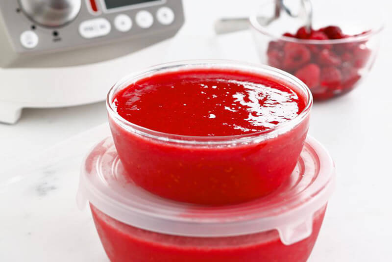 Coulis de fruits rouges