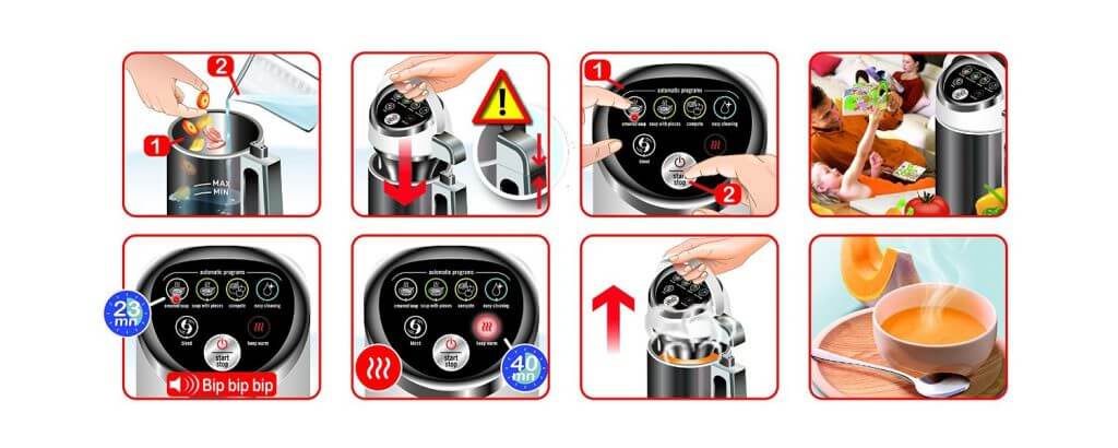 moulinex easy soup efficacité